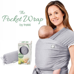The Pocket Wrap | Baby Sling | Grey