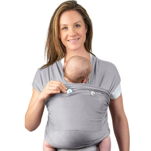 The Pocket Wrap | Baby Sling | Grey